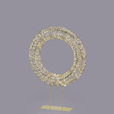 EDG - Enzo De Gasperi Corona LED con Base – 1440 Microled Luce Calda H110 cm