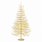 Albero LED Faggio Luminoso Oro H 210 cm EDG Enzo De Gasperi con 2690 MicroLED a luce calda