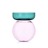 Aura Vaso Sfera Petrolio/Rosa - Ichendorf Milano