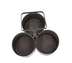 Exclusive Iron three brown buckets - 681849