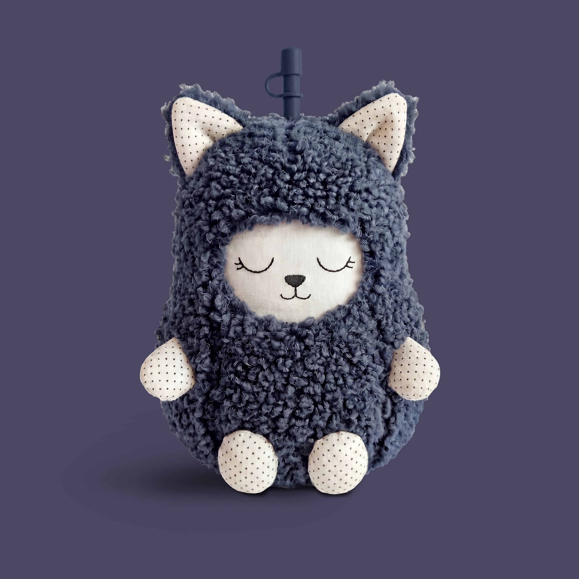 Borraccia termica Asobu Fuzzie Cat con rivestimento in peluche