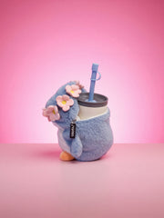 Borraccia termica Asobu Fuzzie Penguin 0,36 L in peluche con cannuccia
