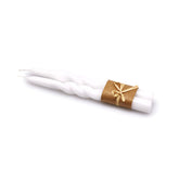 Candela Swirl CF.2PZ Bianca H25 X Ø2,2 | Candele natalizie EDG - 613941,10