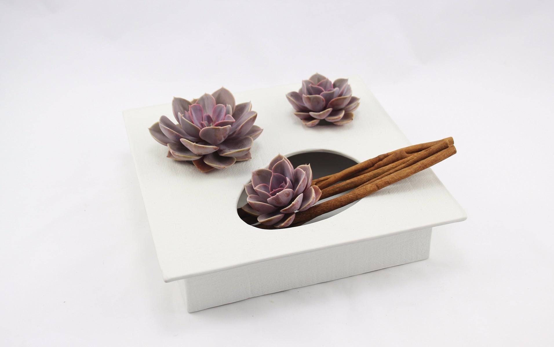Ciotola Ikebana grande: ciotole ceramica design D&M - AAR4906WH