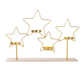 Centrotavola Portatealight Stella Oro - 1237378