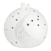 Sfera Luce LED Ricaricabile USB con Casette in Porcellana Bianca | Decori Luminosi Natalizi - 4990142