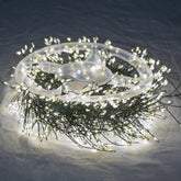 Stringa luminosa Cluster 10 m con 1000 LED bianco naturale IP44