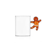 Mug Mr. Pan di Zenzero Sweet & Candy in vetro borosilicato Ichendorf Milano
