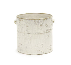 Vaso bianco ceramica Pentola XL: vasi design Serax - B4218207