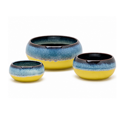 Vaso Ciotola Nuance Giallo/Blu - EDG Enzo De Gasperi