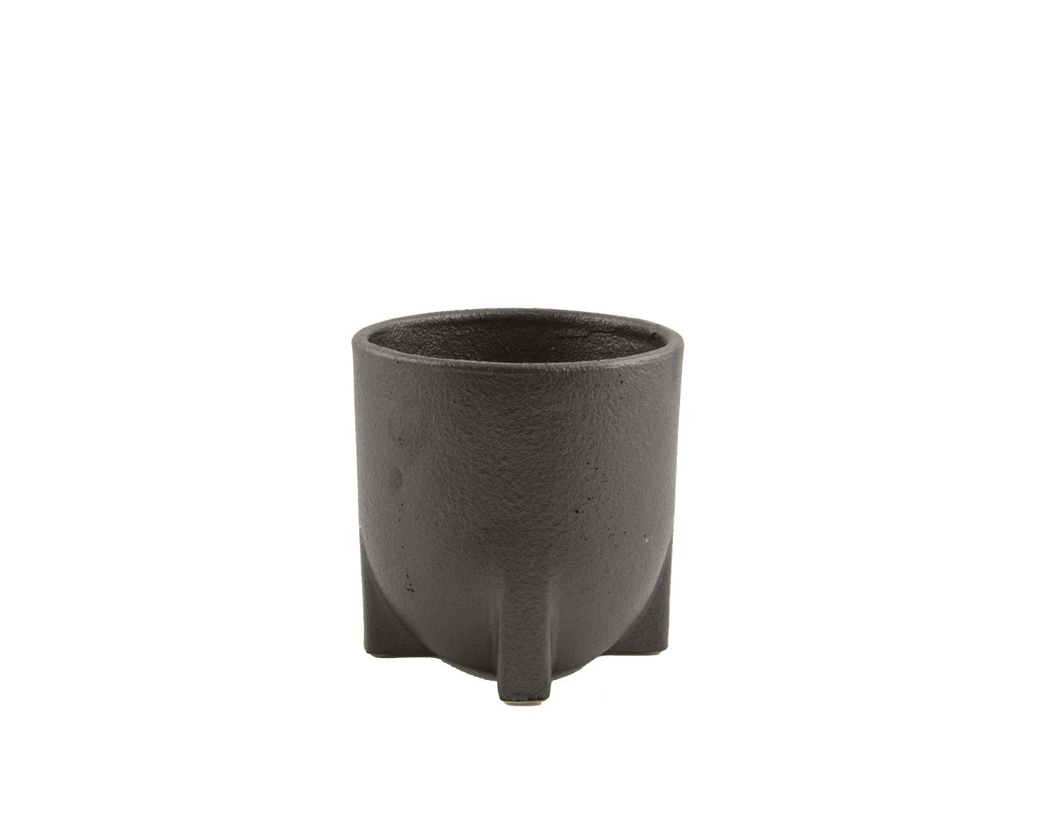 Vaso nero di terracotta Humble H21: vasi design D&M - AAR5643ZW
