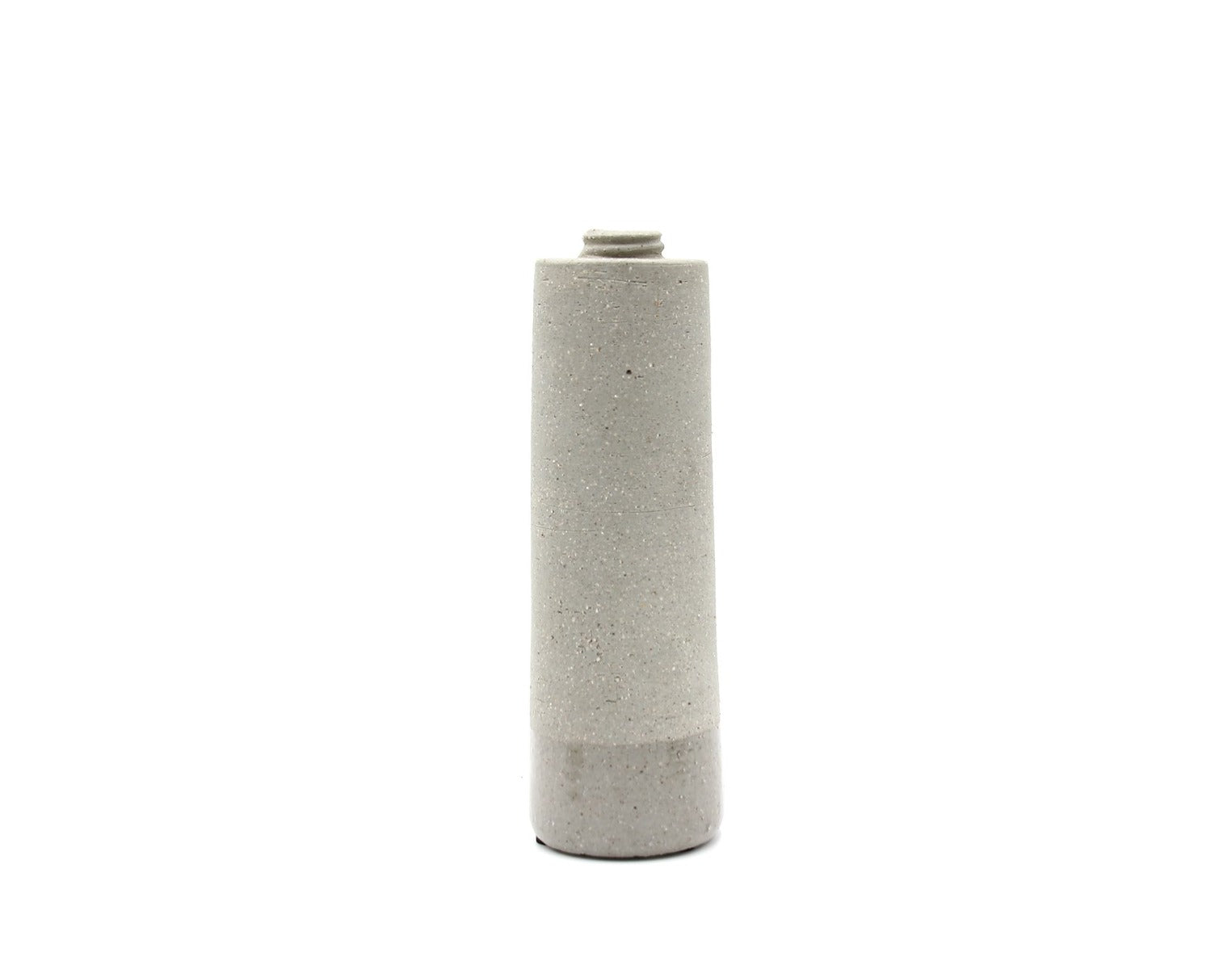 Vaso grigio monofiore Tiny H18: vasi in ceramica D&M - AAR5473LGI
