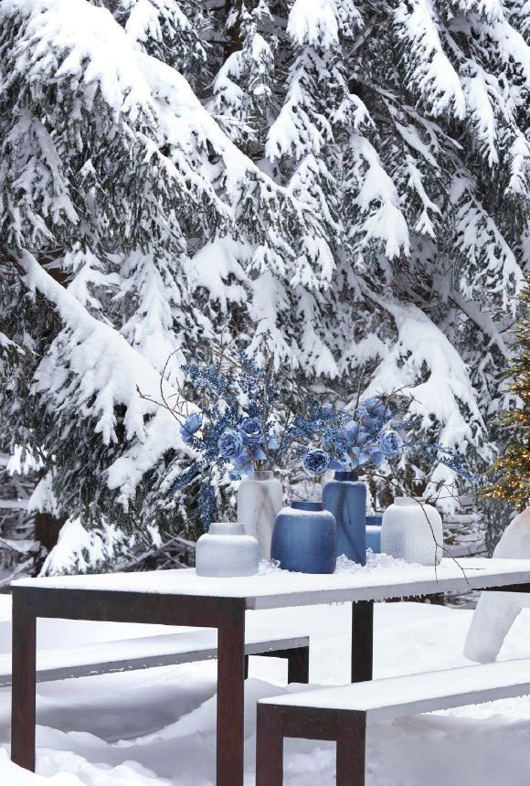Vaso Trame con collo H28 | Vasi in vetro design EDG - 107908