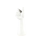 Vaso Hyla White | Vaso porta fiori a forma di mano - 708448
