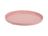 Present Time - Vassoio Tondo Ø25 CM in Metallo Rosa - PT4239LP