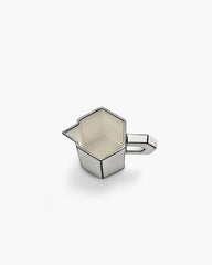 Bricco in Porcellana Biano/Nero - Collezione Carte Blanche - Annebet Philips Per Serax