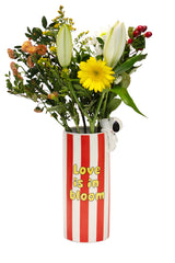 Vaso in Ceramica Snoopy Love is in Bloom Red – Blogo Design