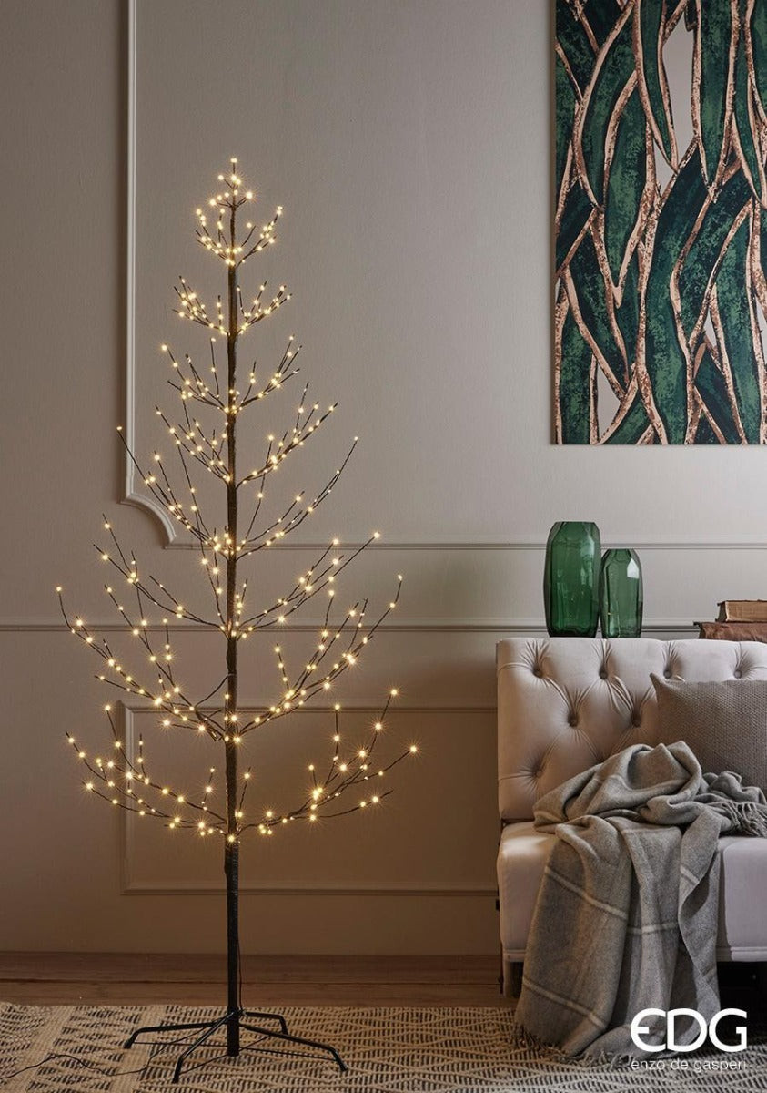 Albero di Faggio Luminoso H210CM Slim con 424 Led : Decorazione Luminosa - 682362