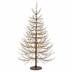 Albero LED Faggio Luminoso Black H 150 cm EDG Enzo De Gasperi con 1440 MicroLED a luce calda