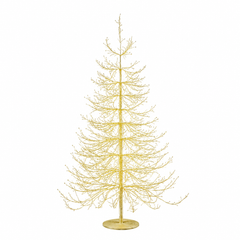 Albero LED Faggio Luminoso Oro H 180 cm EDG Enzo De Gasperi con 1940 MicroLED a luce calda
