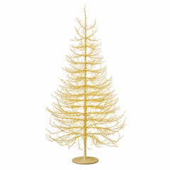 Albero LED Faggio Luminoso Oro H 210 cm EDG Enzo De Gasperi con 2690 MicroLED a luce calda