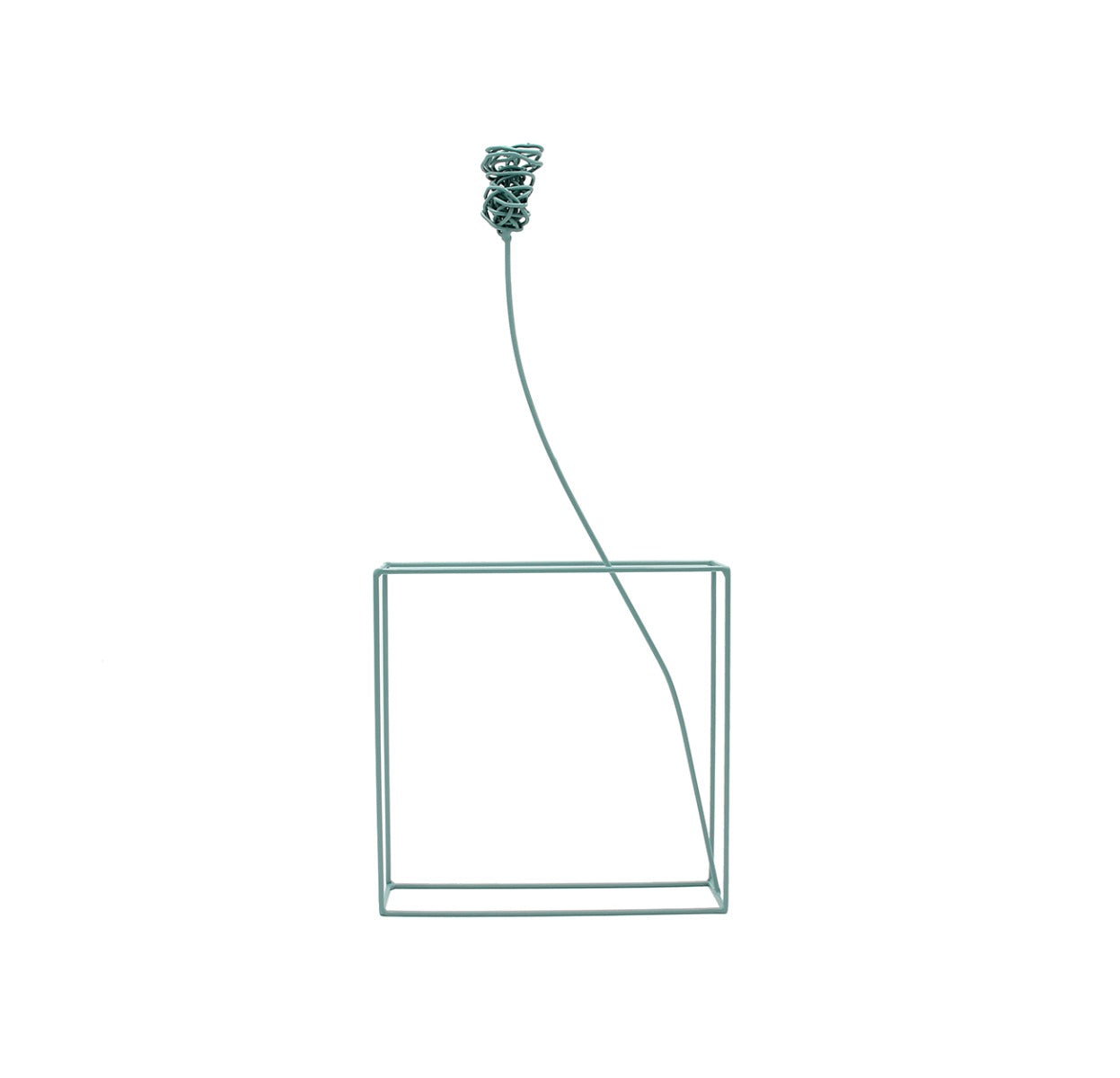 Ciuriddu Rettangolare Azzurro Mod.1 : Fiore in metallo design Antonino Sciortino - B7217114-azzurro1