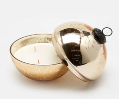 Shiny : Candela in sfera di vetro colore oro D13 - 612988
