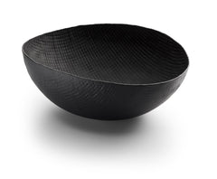 Ciotola Outback Ovale L | Ciotole di design in alluminio nero verniciato a polvere - 219005