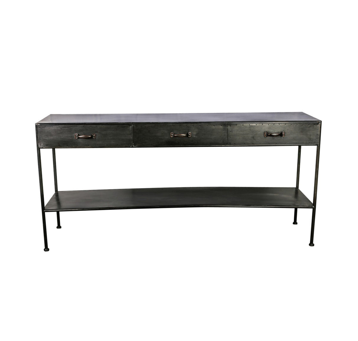 Consolle Mobile 3 Cassetti in Ferro stile Industriale - 687113