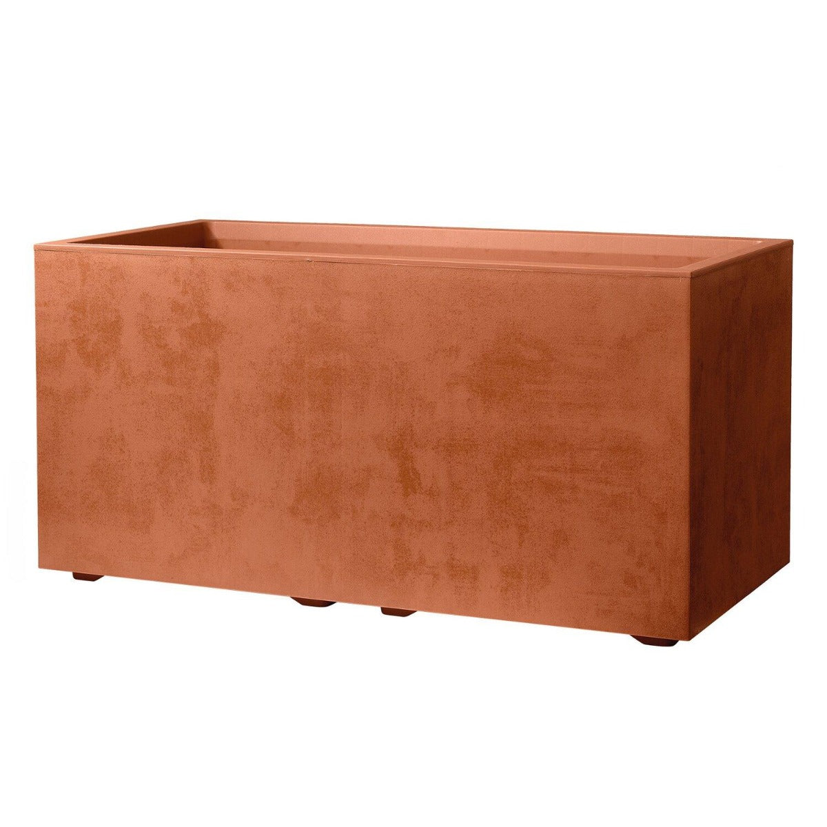 Fioriera Millennium Cassa CM79 Corten | Vasi rettangolari per esterno in plastica - cassa-millennium-79-corten