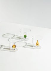 Ichendorf Milano Bicchiere Tumbler Fruit & Flowers Mela Verde