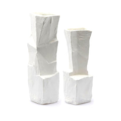 Vaso Marble | Vaso in ceramica bianca Design EDG Enzo De Gasperi - CONFIG0383