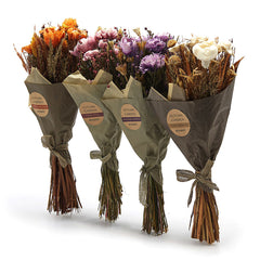 Mazzo di Fiori Secchi e di Carta Multicolor White H45 EDG Enzo De Gasperi