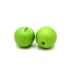 Set 5Pz. Mele Verdi Artificiali Realistiche – Frutta Finta Decorativa