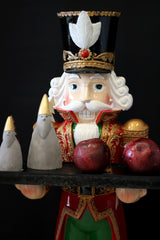 Soldatino di Natale con vassoio alt.90CM - 683811