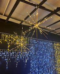Stella Luminosa 3D 168 LED Ø50 CM | Decoro Luminoso da appendere