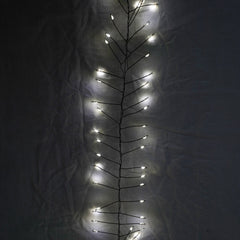 Dettaglio struttura Cluster con micro LED e cavo verde