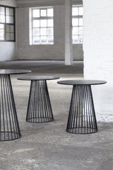 Tavolo Bistrot in ferro Nero | Tavoli design Antonino Sciortino - CONFIG0084