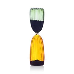 TIMES Clessidra 15 Minuti Verde/Ambra | Clessidra in Vetro Borisilicato Ichendorf Milano - 09367186