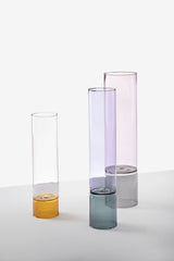 Vaso Bamboo colore Trasparente - Ambra H27 | Vasi in Vetro Ichendorf Milano - 09367204