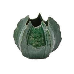 Vaso Chakra Agave Bombato Verde H23 D27 | Vasi in Ceramica Design EDG - 014506