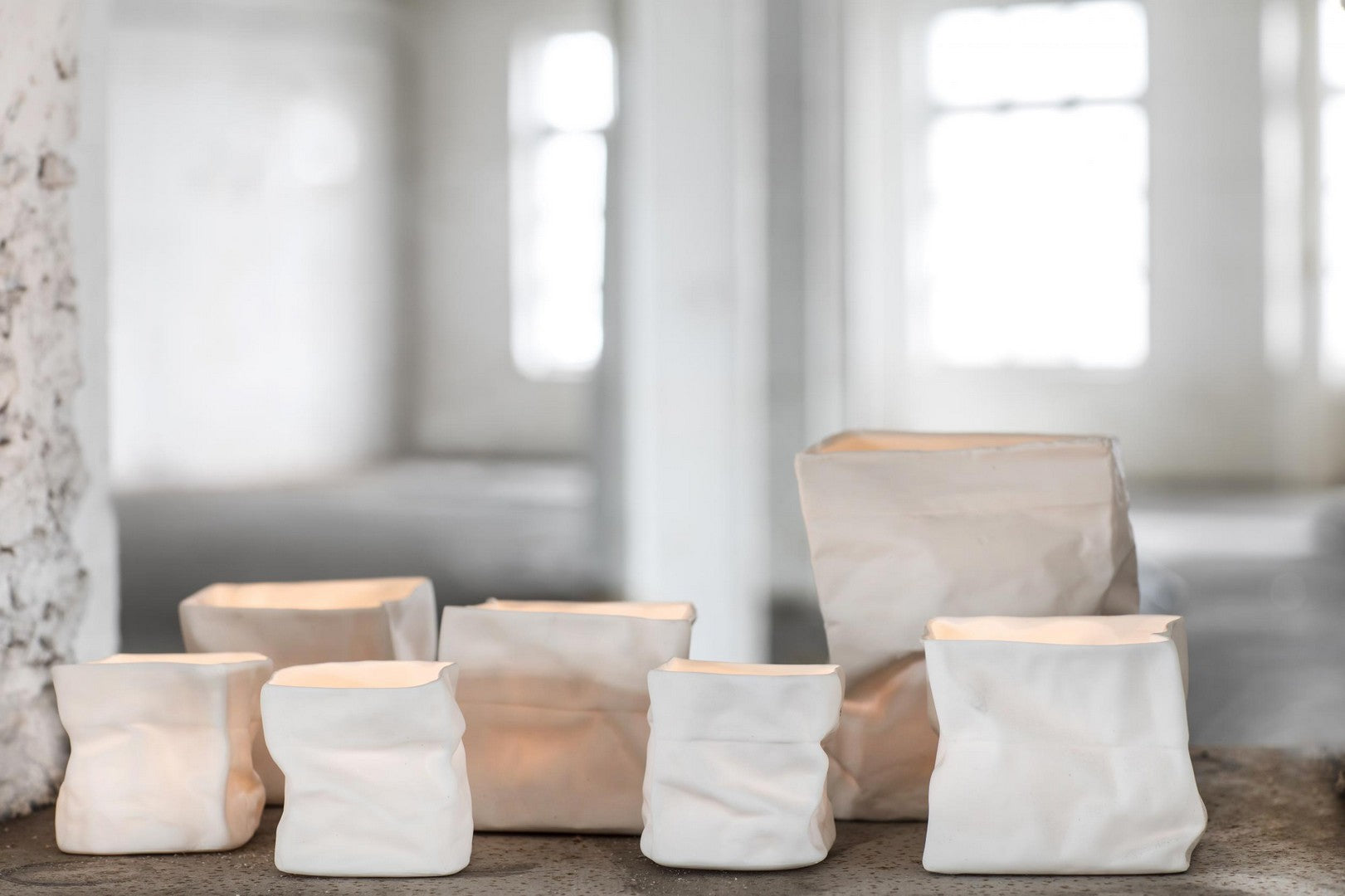 Portacandela Paper Bag: vasetti portacandele, cachepot Serax - CONFIG0072