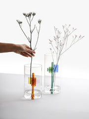 IRIS Vaso 3 Blu | Vasi in vetro design Ichendorf Milano - 09313091