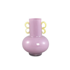 Vaso Mobeen Viola Con Manici Gialli - Stile e Colore per la Tua Casa - 725775