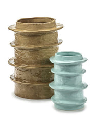 Vaso Molly 03 Medium Beige Ø 32 X H 46,5 CM | Vasi in ceramica design Marie Michielssen per Serax