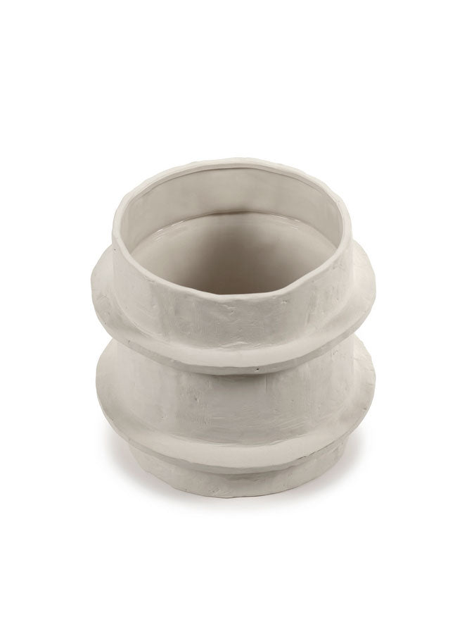 Vaso Molly 04 Medium Ceramica Beige &Oslash; 31,5 X H 25 CM | Vasi in ceramica design Marie Michielssen per Serax - B7323012