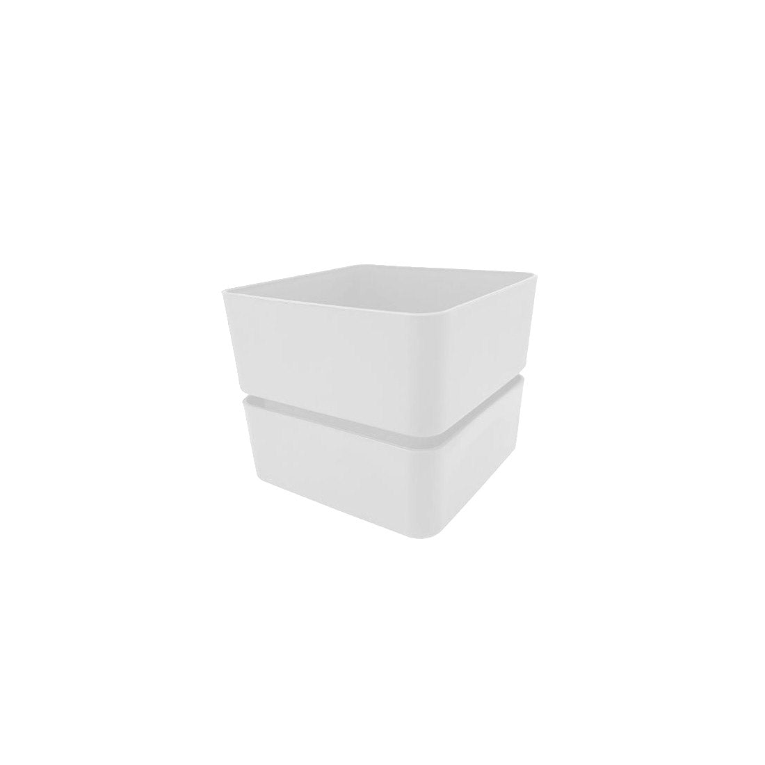 Vaso Veleta Bianco 12CM | Vasi di design in plastica colorata TERAPLAST - 08768012-311