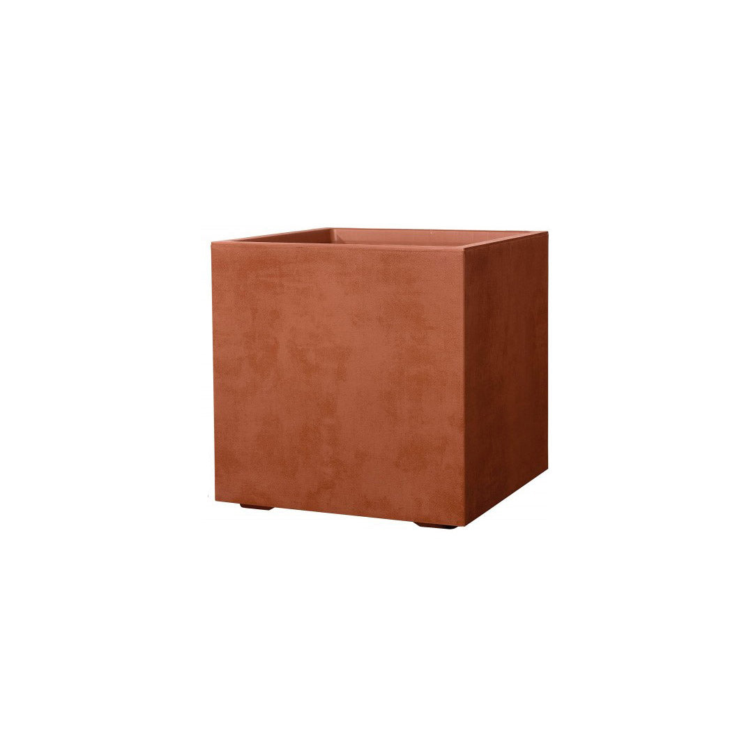 Vaso Millennium Cubo 25x25 | Vasi di design in plastica per esterno - CONFIG0354